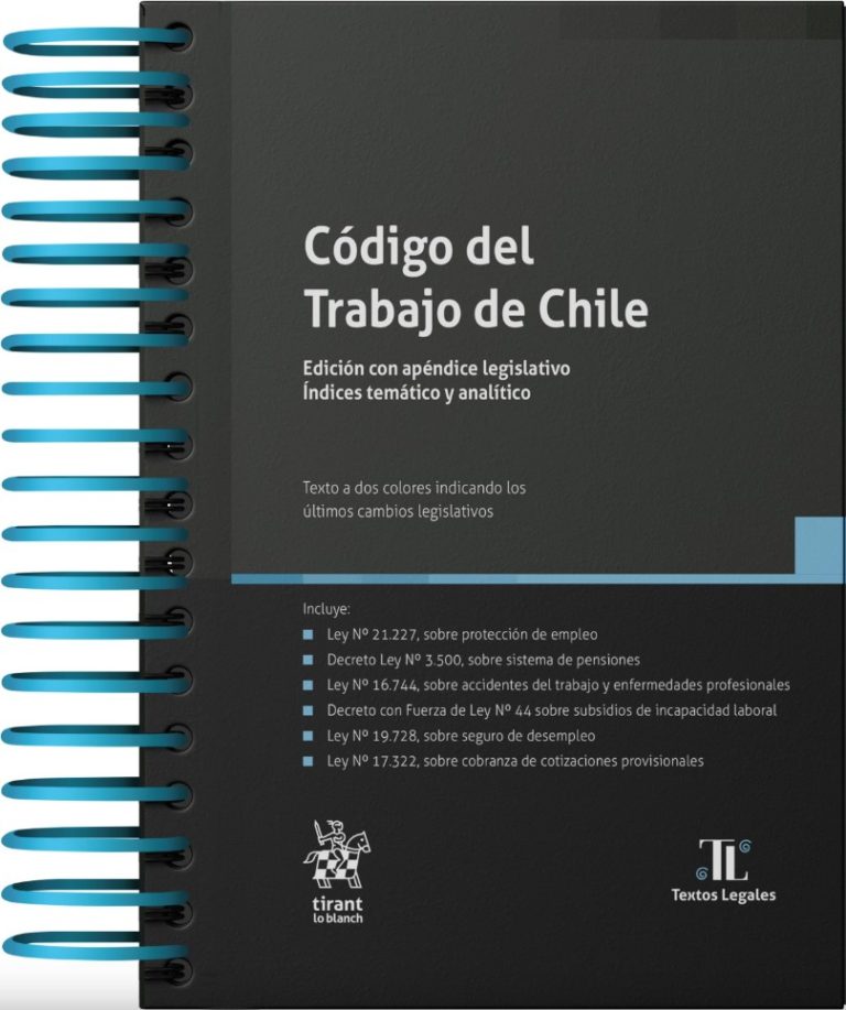 Código del Trabajo de Chile 5ª Edición con apéndice legislativo – 2025 ...