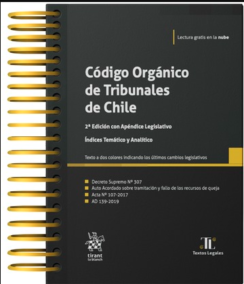 Código Orgánico de Tribunales de Chile 2023 -2ª Edición con Apéndice Legislativo - anillado