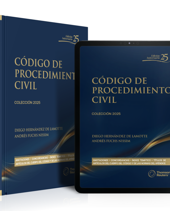 Código De Procedimiento Civil 2025. Vigésima Quinta Edición – versión DUO ( Papel + Digital en Proview)