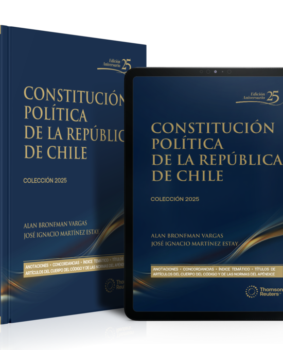 Constitución Política de la República de Chile, Vigésima Quinta Edición 2025 – versión DUO ( Papel + Digital en Proview)