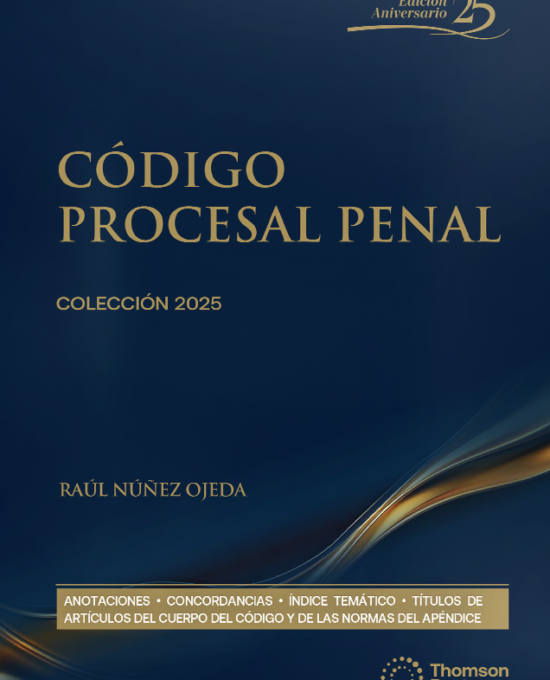 Código Procesal Penal 2025. Vigésima Quinta Edición -versión DUO ( Papel + Digital en Proview)