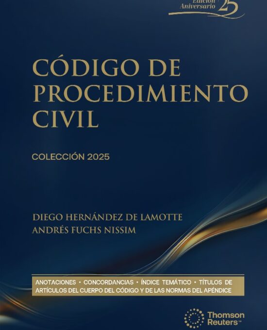 Código De Procedimiento Civil 2025. Vigésima Quinta Edición – versión DUO ( Papel + Digital en Proview)