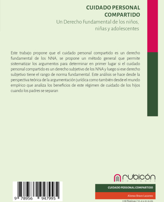 Cuidado Personal Compartido: Un Derecho Fundamental de los niños, niñas y adolescentes