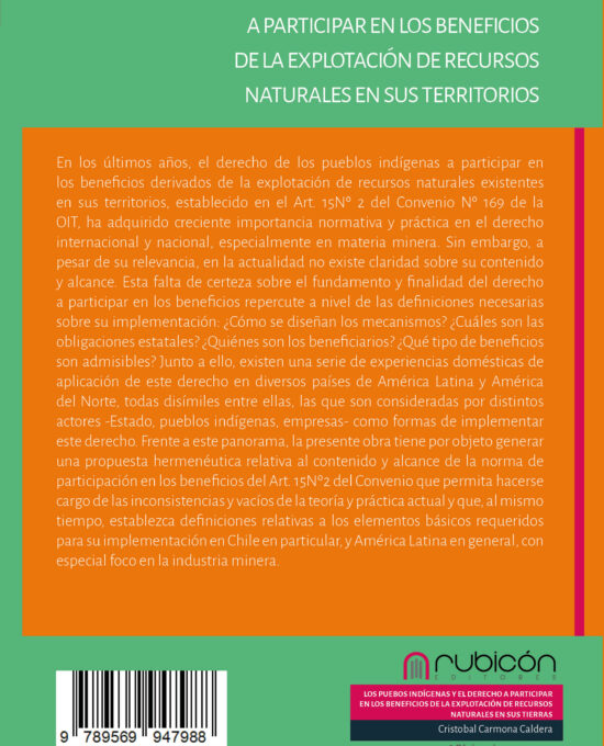 Los pueblos indígenas y el derecho a participar en los beneficios de la explotación de recursos naturales en sus territorios