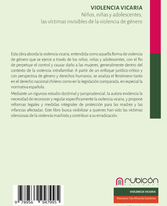 Violencia Vicaria: Niños, niñas y adolescentes, las víctimas invisibles de la violencia de género