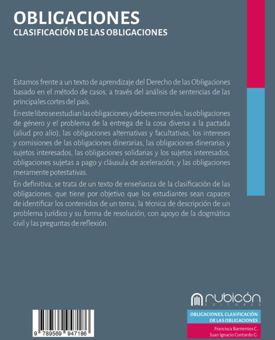 Obligaciones, Clasificación de las obligaciones – Colección casos prácticos